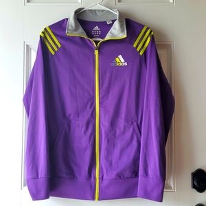 adidas purple jacket